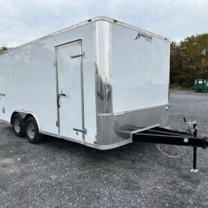 Homesteader 8.5 x 16 Enclosed Car Trailer – Ramp Door