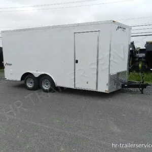 Homesteader 8.5 x 16 V-Nose Enclosed Car Hauler – Extended Tongue