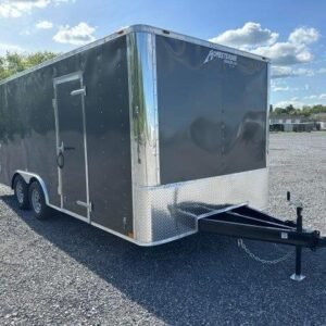 Homesteader 8.5 x 18 Enclosed Car Hauler – Ramp Door