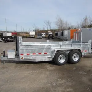 2023 Advantage 7 Ton 14FT Galvanized Dump Trailer
