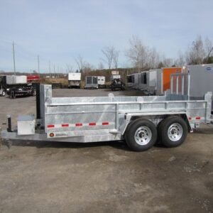 2023 Advantage 7 Ton 14FT Galvanized Dump Trailer