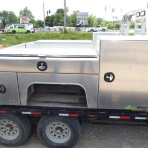 Martin GNSB 98″x 100″ Aluminum Gooseneck Service Body Stock #240884 – Spencer Trailers