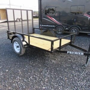 Premier 5 x 8 Landscape Utility Trailer – Rear Ramp Gate