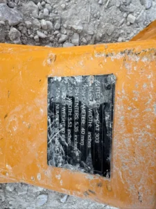 Cat 303 Ripper Frost Tooth Mini Excavator New 40 Mm Pin — photo 8