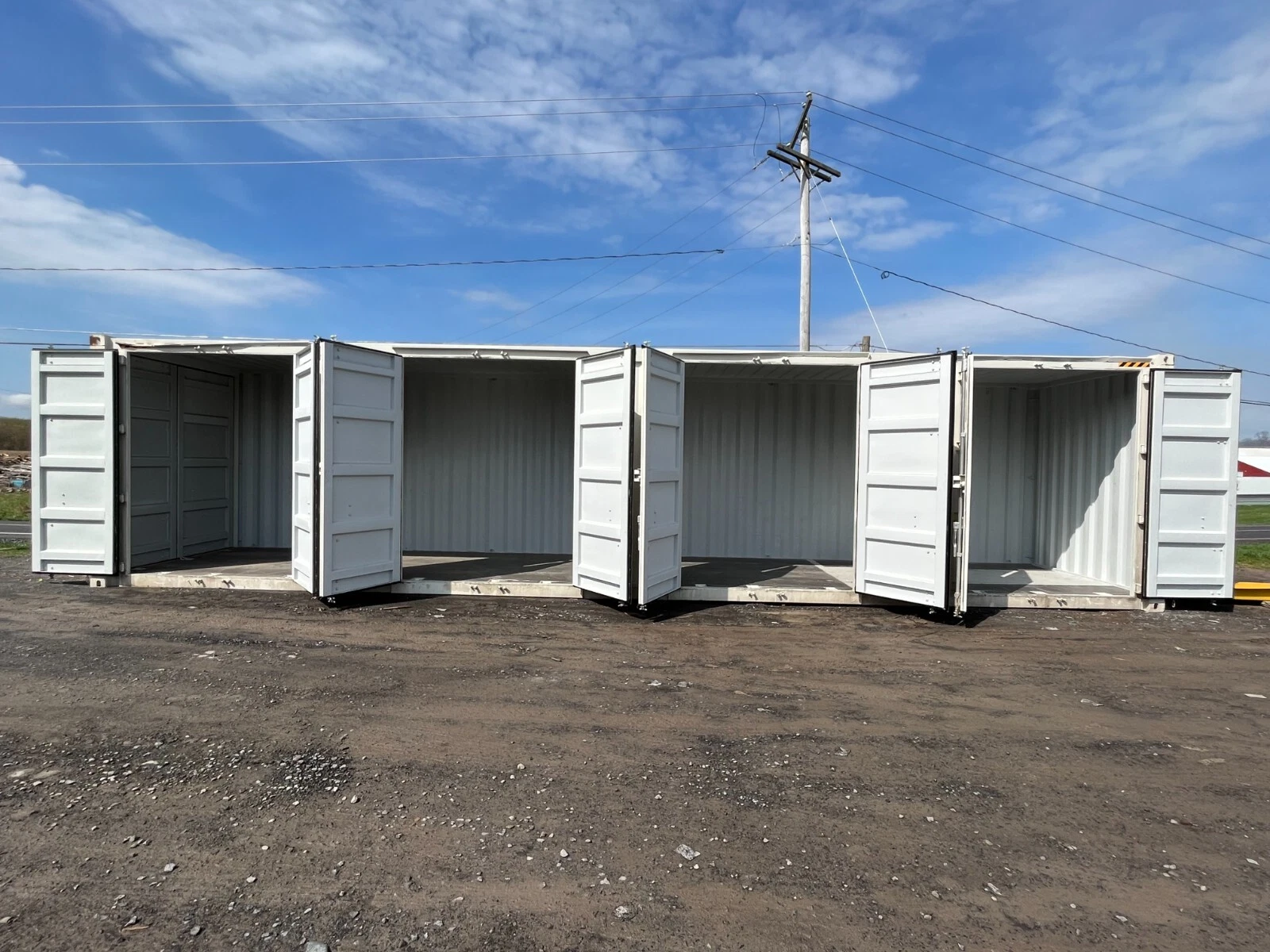 40ft High Cube Side Open Storage Shipping Container w/4 Side Doors — photo 6