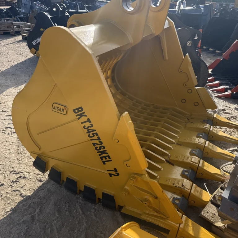 Cat 345 Excavator 72 Inch Skeleton Tooth Bucket Rock Caterpillar 110 100 Mm Pin — photo 22