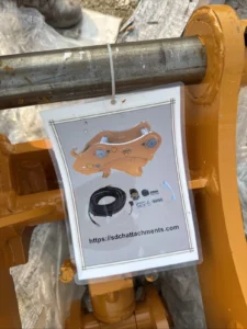 Cat 416 420 Loader Backhoe Hydraulic Coupler 45 50 Mm Pins New Quick Attach — photo 6