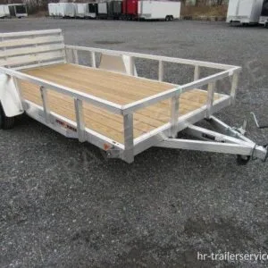 Sport Haven 6×12 Aluminum Utility Trailer – Bi-Fold Ramp Gate