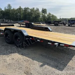 2024 Rice Trailers 7×20 16K Tilt Deck Equipment w/Spare Mount