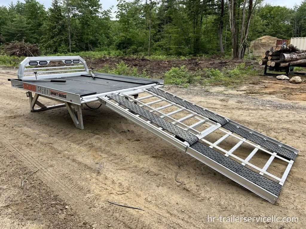 Sno Pro 7ft Aluminum Sled Deck w/Sliding Sides & Telescoping — photo 4