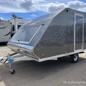 Sno Pro 101×12 Aluminum 2-Place Snowmobile Trailer w/Galvanized Package