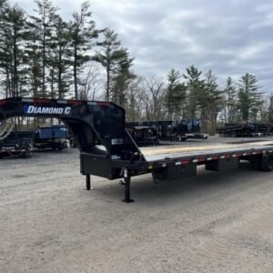 2024 Diamond C 8.5×35 25K Gooseneck Equipment Trailer w/Spare Mount