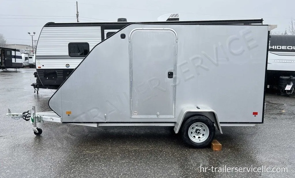 2024 Mission Trailers 60×12 Aluminum Single Place Crossover w/Galvanized Package & Rear Canopy — photo 2