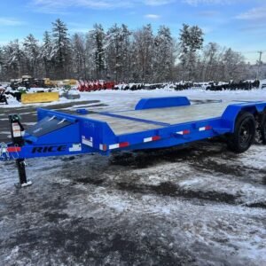 2024 Rice Trailers 7×20 14K Partial Tilt Deck Equipment w/Spare Mount