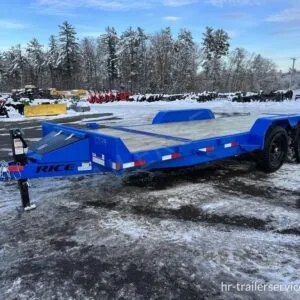 2024 Rice Trailers 7×20 14K Partial Tilt Deck Equipment w/Spare Mount