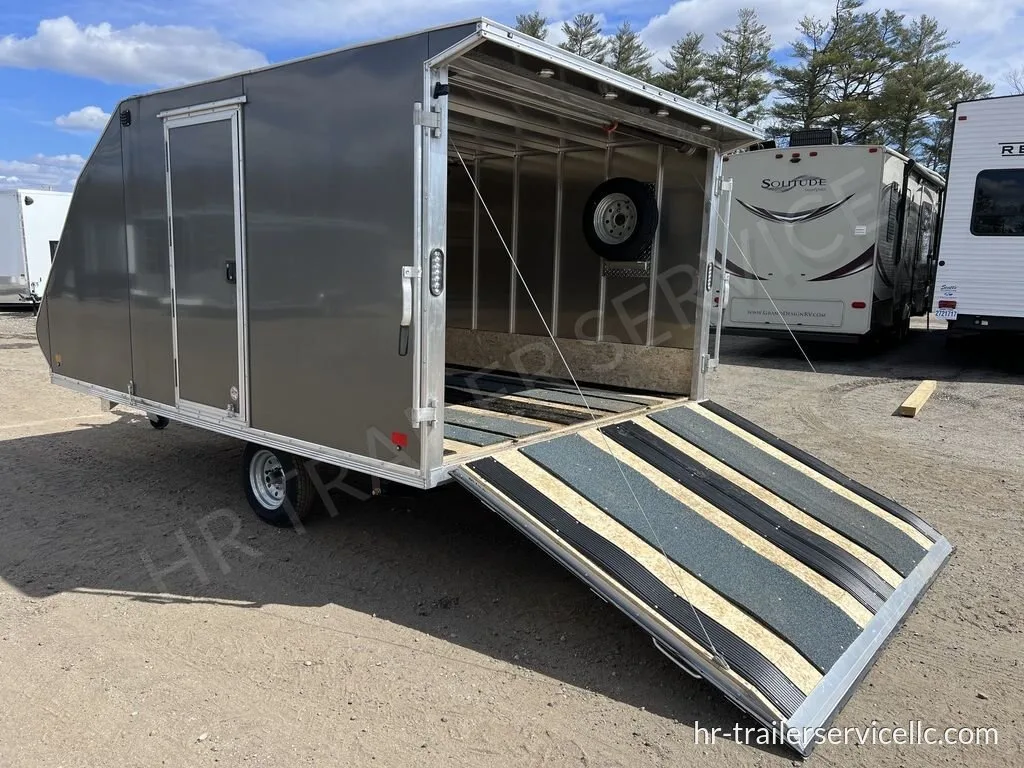 Sno Pro 101×12 Aluminum 2-Place Snowmobile Trailer w/Galvanized Package — photo 4