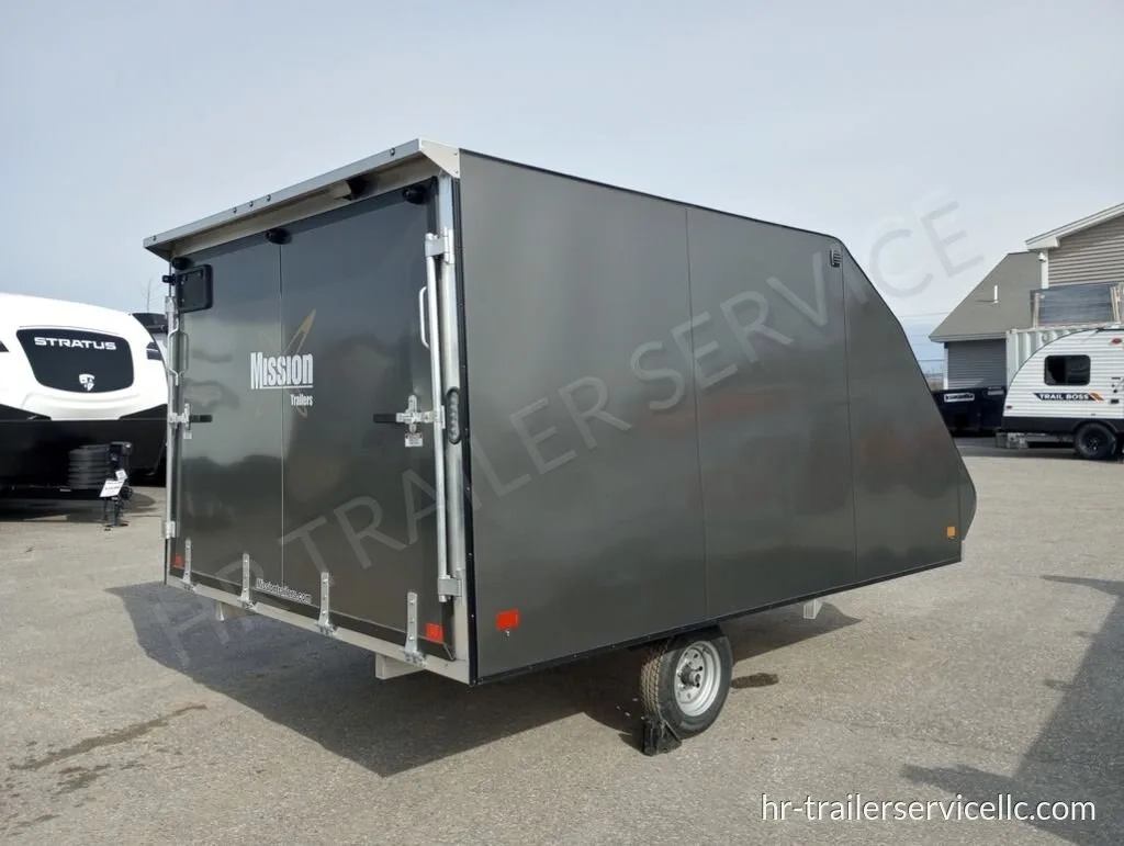 Mission Trailers 101×12 Aluminum 2-Place Crossover w/Mats, Guides & Rear Canopy — photo 2