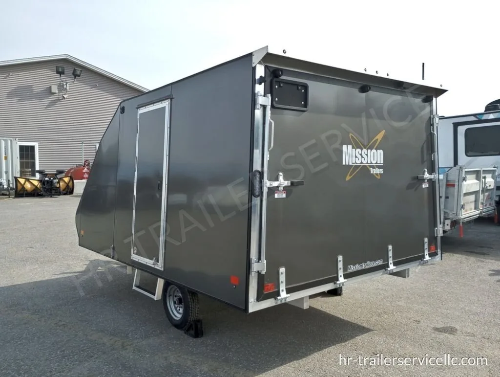 Mission Trailers 101×12 Aluminum 2-Place Crossover w/Mats, Guides & Rear Canopy — photo 3