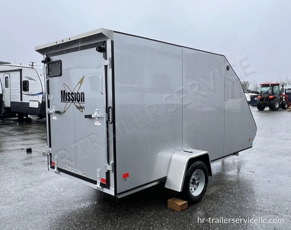 2024 Mission Trailers 60×12 Aluminum Single Place Crossover w/Galvanized Package & Rear Canopy — photo 4