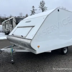 High Country Trailers 101×12 Aluminum 2-Place Hybrid w/Track Mats