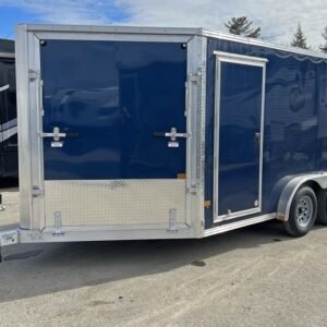 2023 High Country 7.5×14 Aluminum 2/3-Place Drive In/Out w/Tapered Ramp Doors