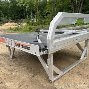 Sno Pro 7ft Aluminum Sled Deck w/Sliding Sides & Telescoping