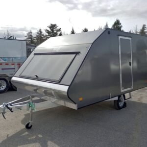 Mission Trailers 101×12 Aluminum 2-Place Crossover w/Mats, Guides & Rear Canopy