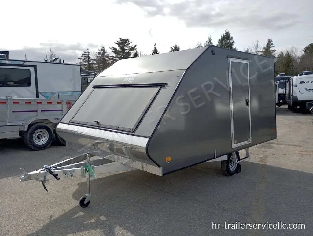 Mission Trailers 101×12 Aluminum 2-Place Crossover w/Mats, Guides & Rear Canopy — photo 5