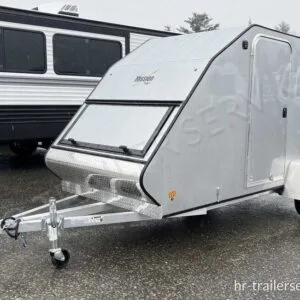 2024 Mission Trailers 60×12 Aluminum Single Place Crossover w/Galvanized Package & Rear Canopy