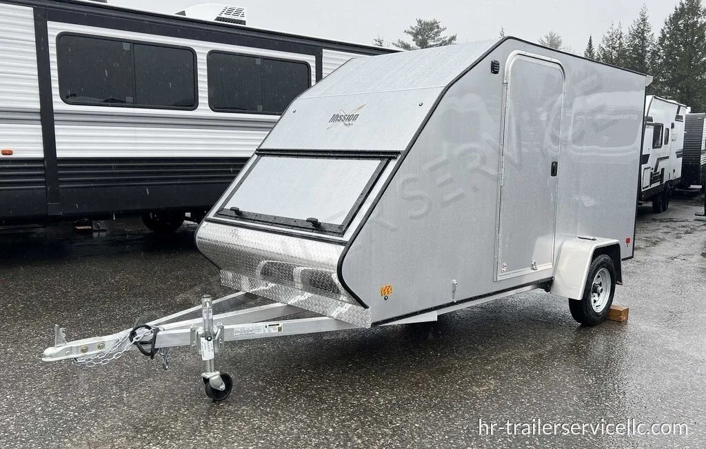 2024 Mission Trailers 60×12 Aluminum Single Place Crossover w/Galvanized Package & Rear Canopy — photo 5